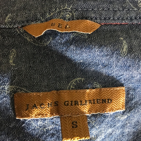 JACHS GIRLFRIEND Plaid Pink button front Flannel - Picture 8 of 8